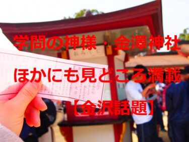 学問の神様・金澤神社は“日拝神事”や“北条時敬”の記念碑など見どころいっぱい【金沢話題】