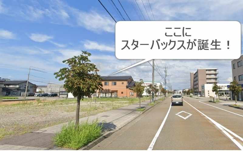 スターバックスコーヒー 金沢藤江店道